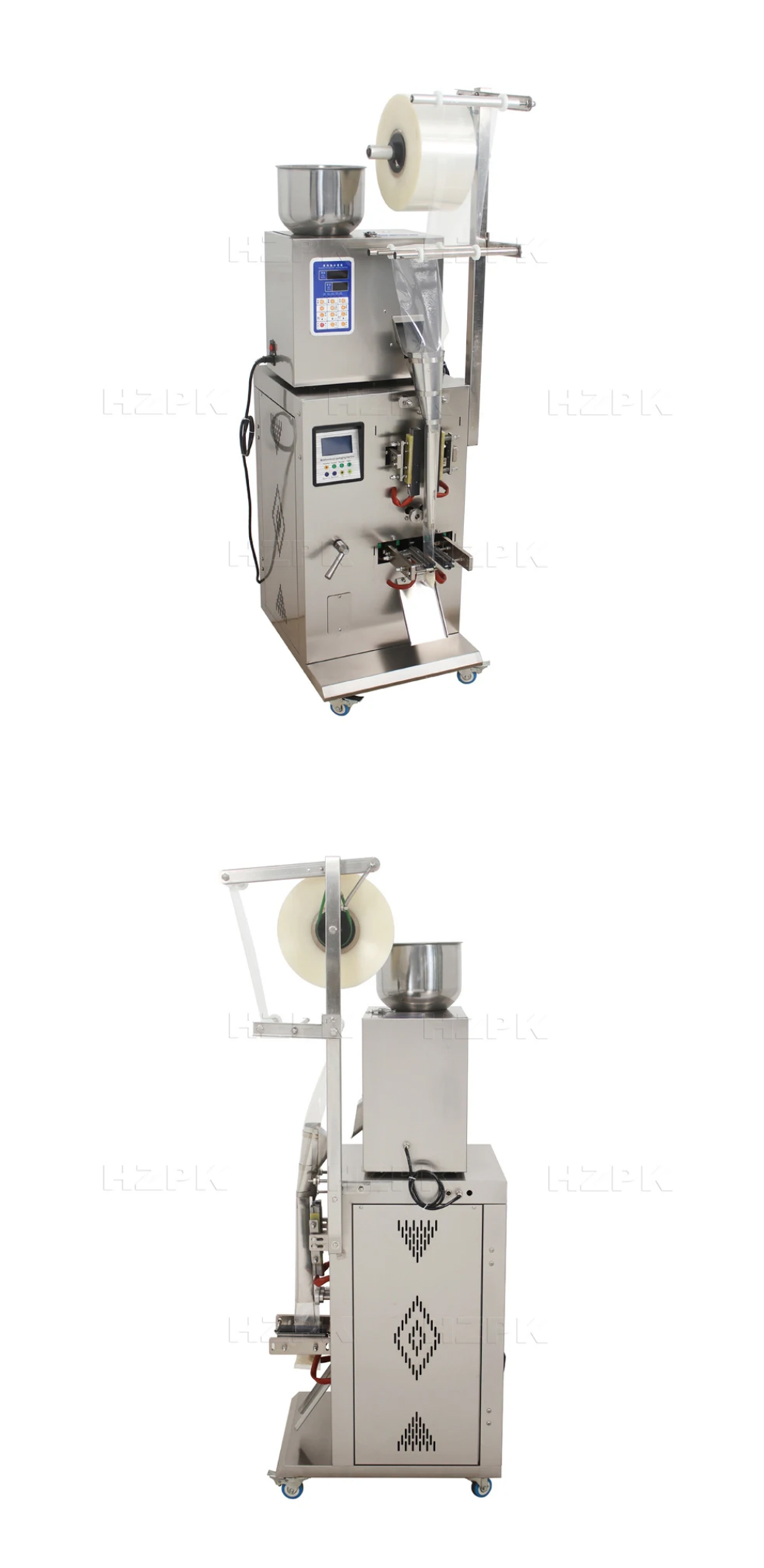 Granule tea bag three sides seal filling packaging machine – Zhejiang ...