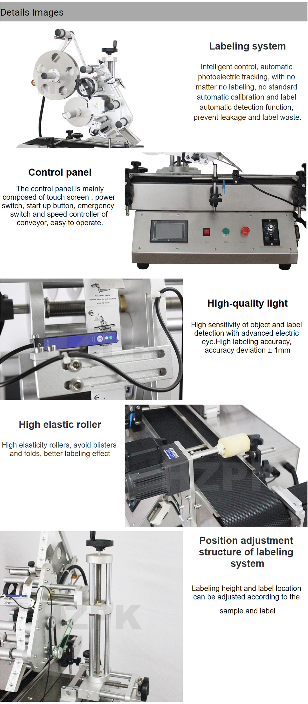 TFLM-120 Automatic desktop square sticker labeling machine – Zhejiang ...