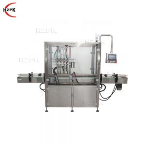 Automatic 4 head rotor pump tracking filling machine