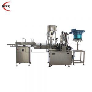 Automatic can filling and capping machine