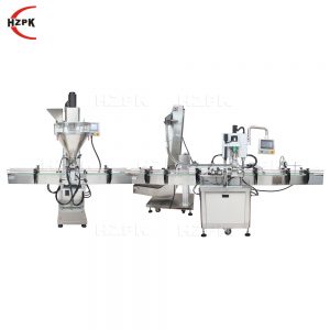 Automatic powder filling capping printing machine